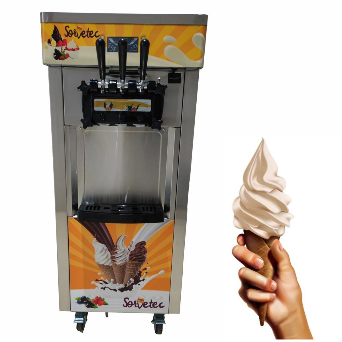 Máquina de sorvete, açaí e frozen BQL-825B-Y Sorvetec